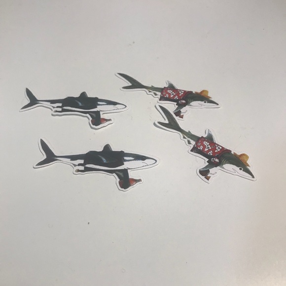 Rare brandy Melville shark beer sticker - Picture 1 of 1